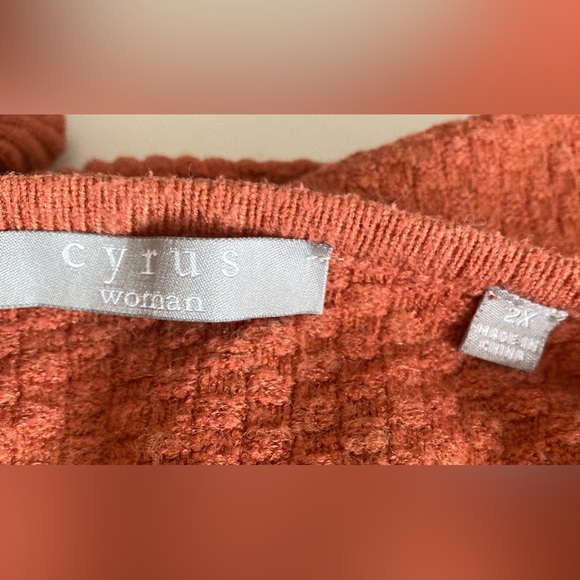 CYRUS Women’s Coral Sweater size 2x - Picture 7 of 9